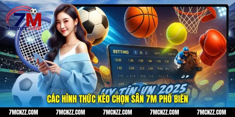 Các hình thức kèo chọn sân 7M phổ biến